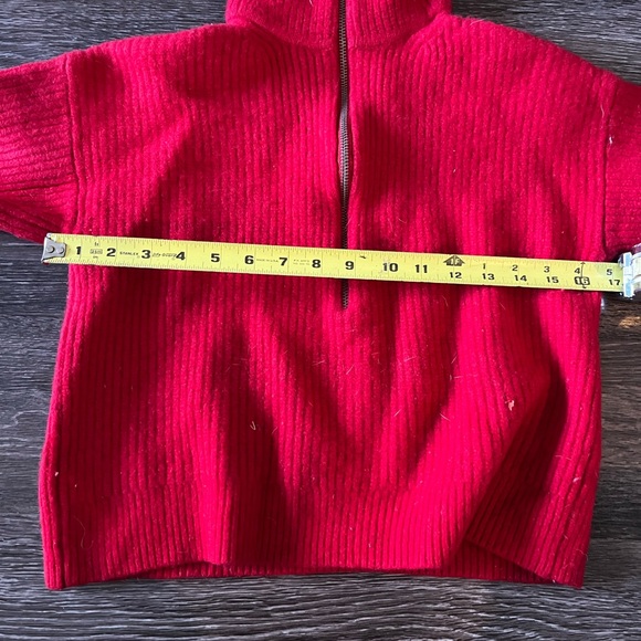 Everlane The Felted Merino Half-Zip Sweater - Picture 5 of 6